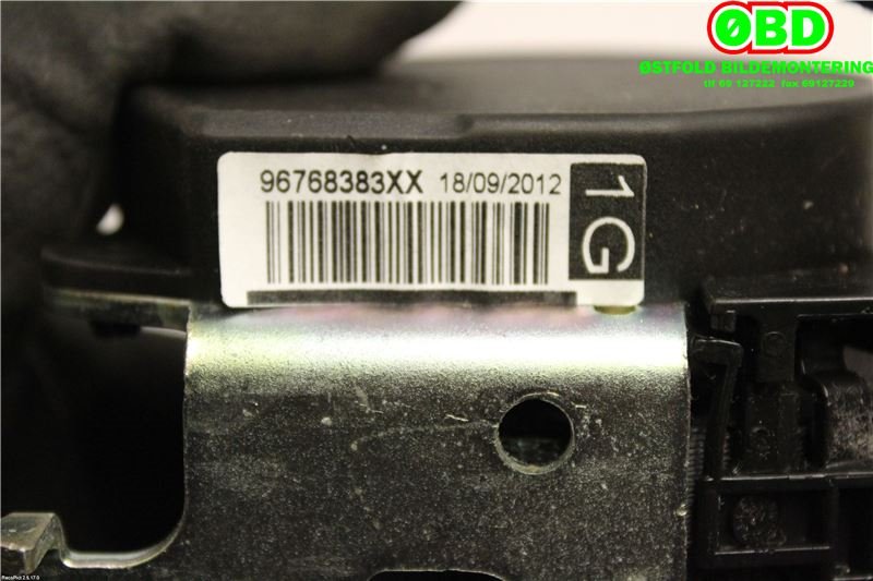 Airbag beltestrammer til Peugeot 308 2011-2013 (Type I, Fase 2) (PEUGEOT|8976S1||96768383XX)