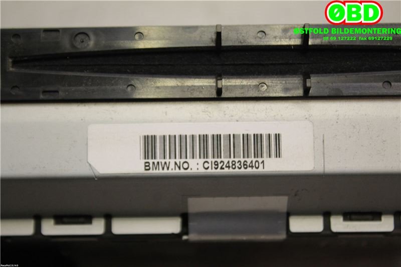 Bilstereo til BMW 5-Serie 2010-2017 (F10/F11) (F10/F11) (BMW||9248364)