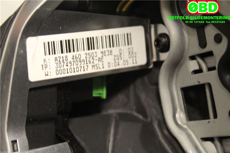 Ratt til Mercedes C-Klasse 2011-2014 (Fase 2) (W204) (W204) (MERCEDES|A 218 460 25 03||2184602503)
