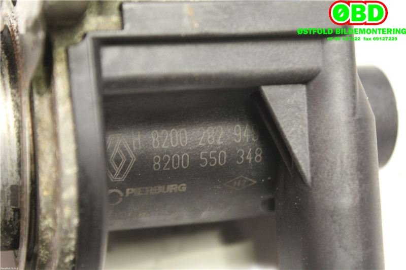 EGR-ventil til Renault Scenic 2003-2009 (Type II)  (RENAULT|8200550348|8200561269)