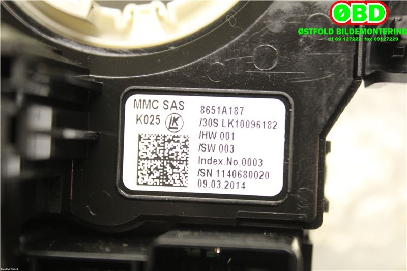Airbag slepering til Mitsubishi Space Star 2013-->> (Type II) (MITSUBISHI|8619A360|)
