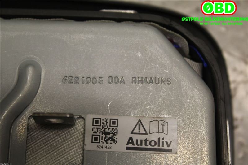 Airbag sidepute høyre til Mitsubishi Space Star 2013-->> (Type II) (MITSUBISHI||7080A378XA)