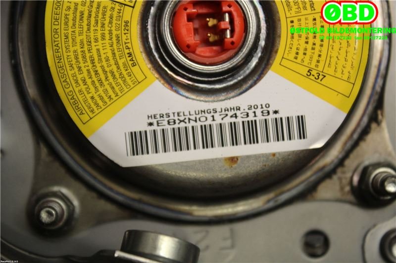 Airbag rattpute til Citroën C1 2006-2014 (Type I) (CITROEN|4112HV|)