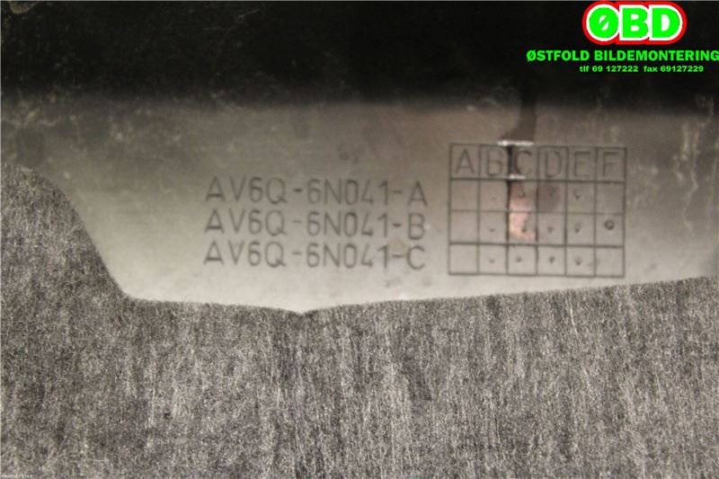 Motordeksel over motor til Volvo V60 2010-2013 (Type I, Fase 1) (VOLVO|31338579|)