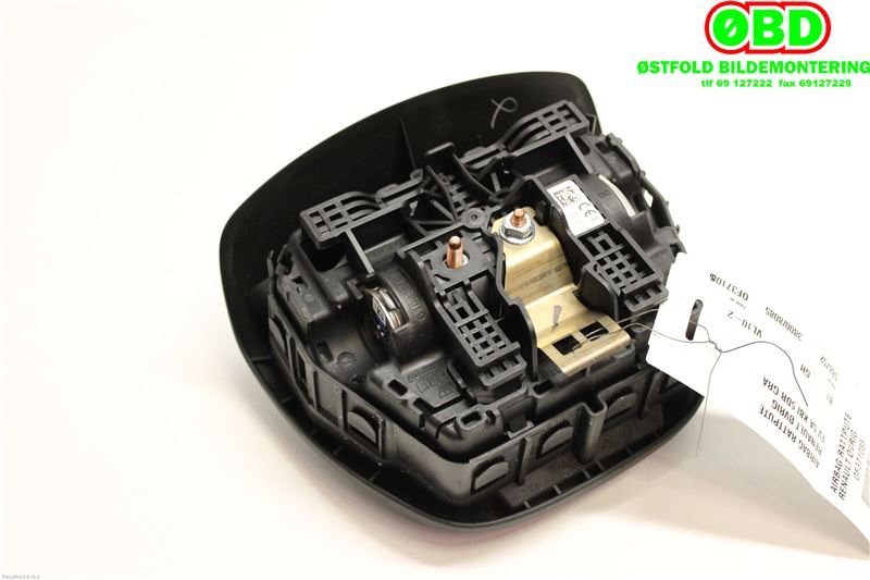 Airbag rattpute til Renault Zoe 2013-2019 (Fase 1)  (RENAULT ZOE EL|985701037R|985706914R)