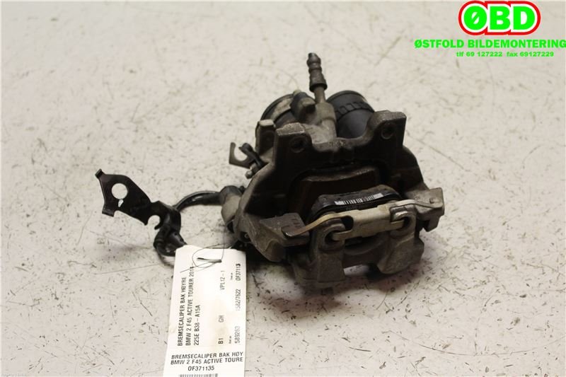 Bremsecaliper høyre bak til BMW 2-Serie, 2014-2021 (F22/F23) (F22/F23) (BMW 2 serie|34 21 6 860 398)
