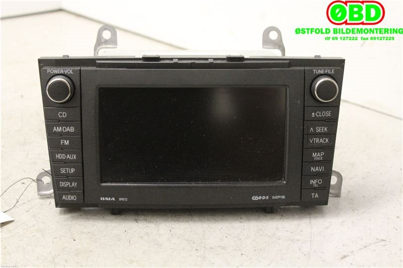 Bilstereo navigasjon til Toyota Avensis 2009-2015 (Type III, Fase 1) (TOYOTA|8610005050||8612020A80)