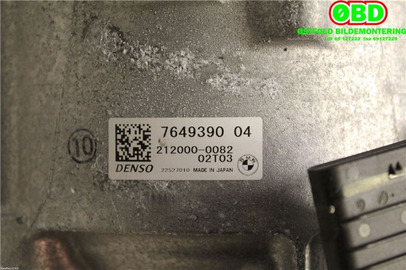 Dynamo til BMW 2-Serie 2014-2021 (F22/F23) (F22/F23) (BMW 2 serie|12 31 7 649 390||7649390)