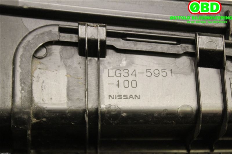 Deksel til Nissan Leaf 2011-2017 (Type I)  (NISSAN|668623NA0A|)