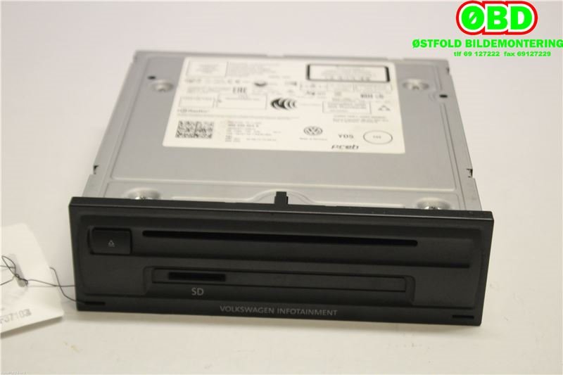 Bilstereo navigasjon til VW Golf VII, 2017-2020 (Fase 2) (VW Golf Estate 1.0|3Q0 035 824 B)