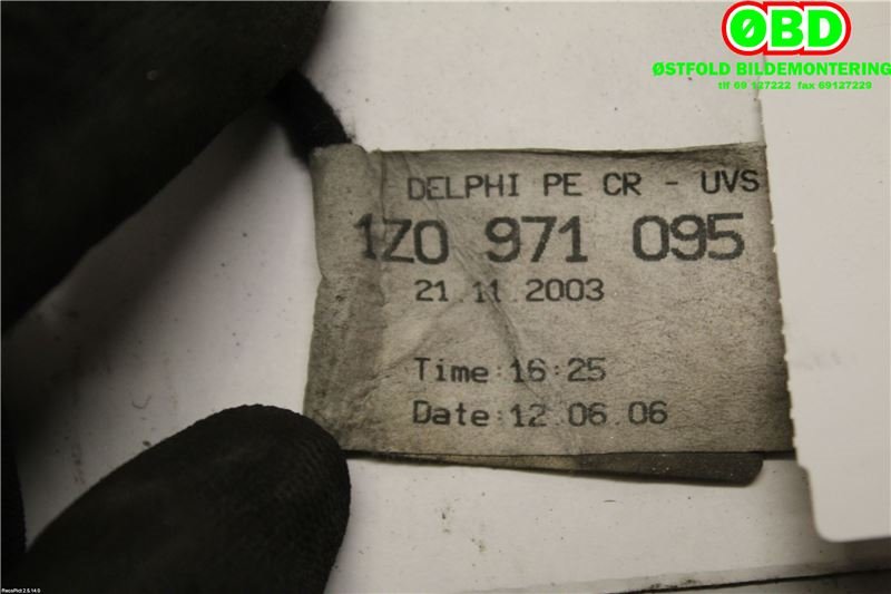 Diverse deler til Škoda Octavia 2005-2008 (Type II, Fase 1)  (SKODA|1Z0 971 095||1Z0971095)