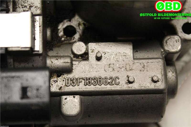 Spjeldhus til Audi A3 2016-2020 (Type III, Fase 2)  (03F 133 062 C|03F 133 062 E|03F133062C)