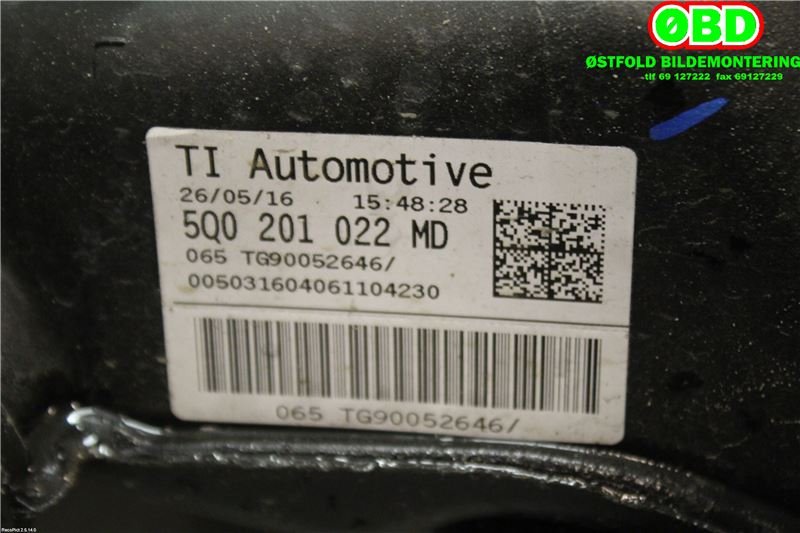 Bensintank til Audi A3 2016-2020 (Type III, Fase 2)  (5Q0201055CA||5Q0201022MD)