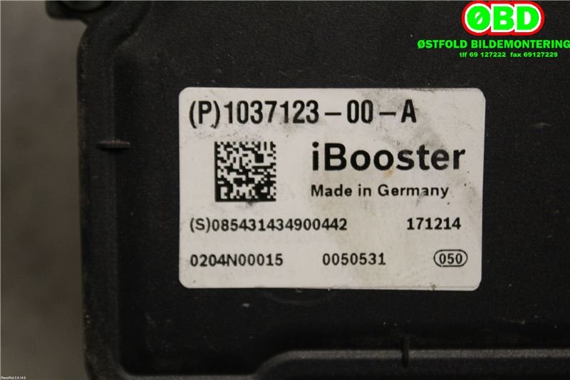 Bremsekraft-forsterker til Tesla Model S 2013-2016 (Fase 1) (TESLA|103712300A|)
