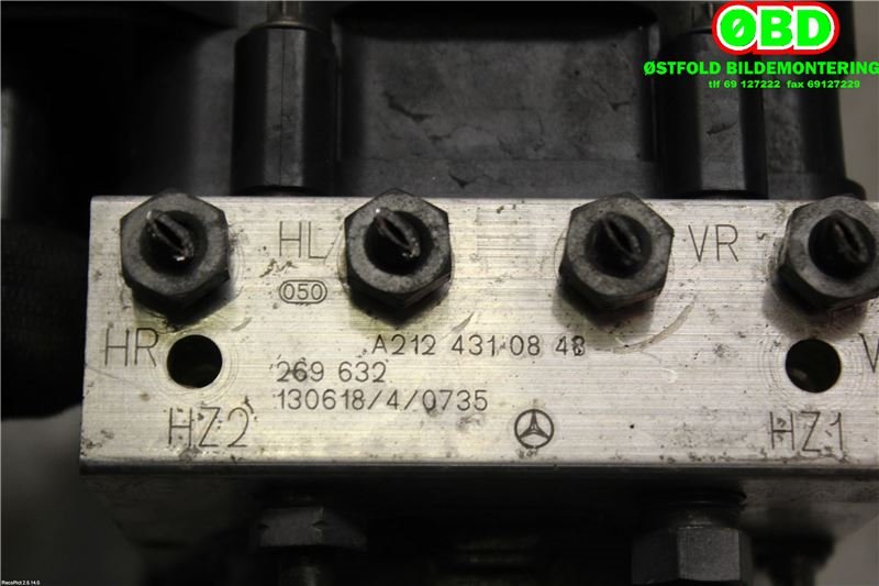 ABS sentral til Mercedes E-Klasse 2013-2016 (Fase 2) (W212) (W212) (MERCEDES|A 212 431 09 48||2124310848)
