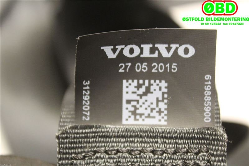 Airbag beltestrammer til Volvo V40 2012-2019  (Volvo V40 Cross Country|31292072|)