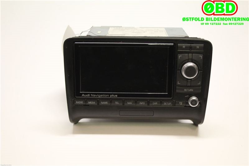 Bilstereo navigasjon til Audi TT, 2006-2014 (Type II)  (AUDI TT COUPE QUATTRO|8J0 035 193 D)