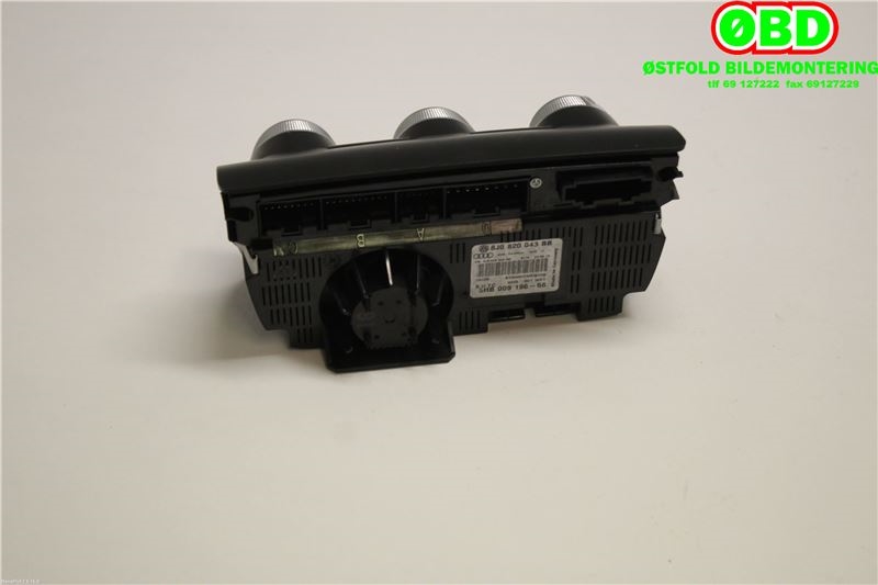 Varmeapparat betjening til Audi TT 2006-2014 (Type II) (AUDI TT COUPE QUATTRO|8J0 820 043 BB||8J0820043BB)
