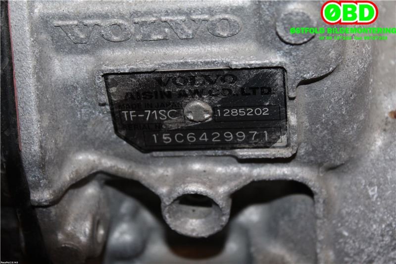 Girkasse automat til Volvo V40 2012-2019  (Volvo V40 Cross Country|36010107||1285202)