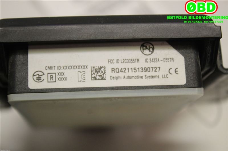 Sensor radar til Volvo V40 2012-2019  (Volvo V40 Cross Country||31429893)