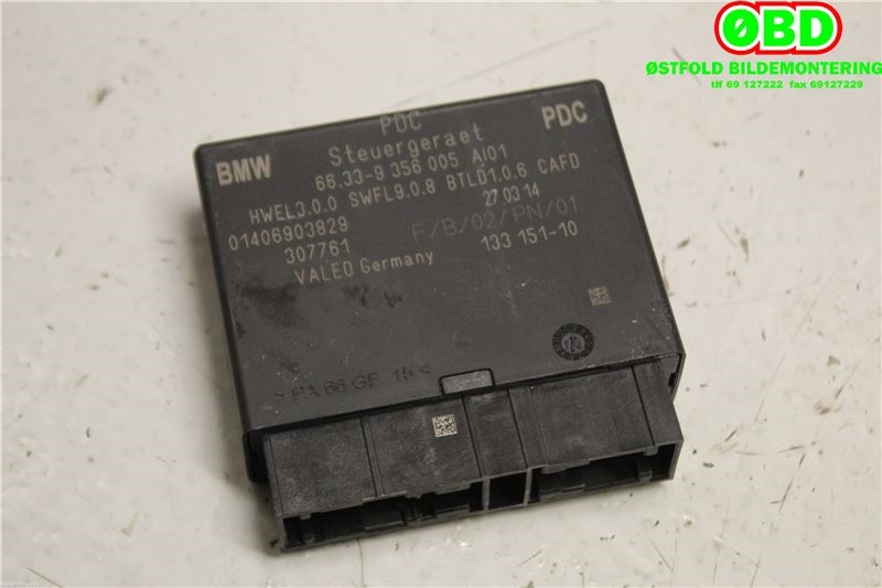 Styreenhet parkering til BMW i3 2013-2022 (BMW|66209356005||66339356005)