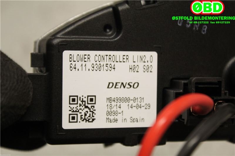 Varmeapparat motor til BMW i3 2013-2022 (BMW|64119297751|)