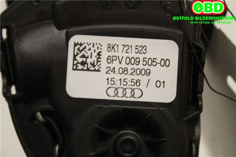 Pedal gass til Audi A5 2007-2016 (Type I)  (AUDI|8K1 721 523 A||8K1721523)