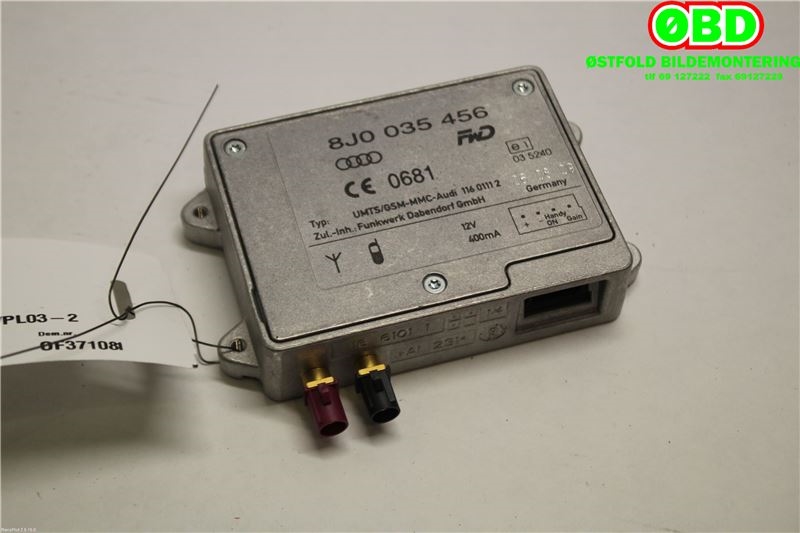 Antenne forsterker til Audi A5 2007-2016 (Type I) (AUDI|8J0 035 456 A||8J0035456)