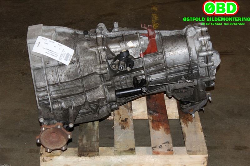 Girkasse manuell 6-trinn til Audi A5 2007-2016 (Type I)  (AUDI|0B1 300 041 B|LLQ|)