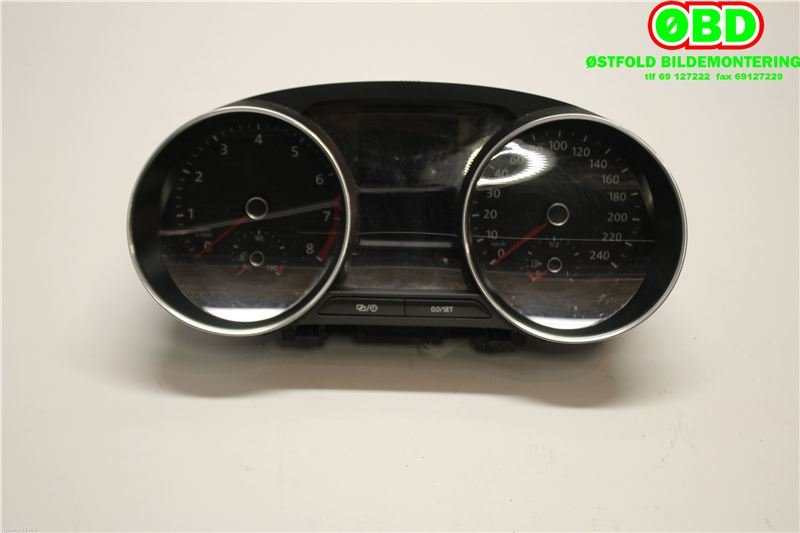 Instrumentpanel til VW Polo, 2014-2017 (Type V, Fase 2) (VOLKSWAGEN|6C0 920 740 A)