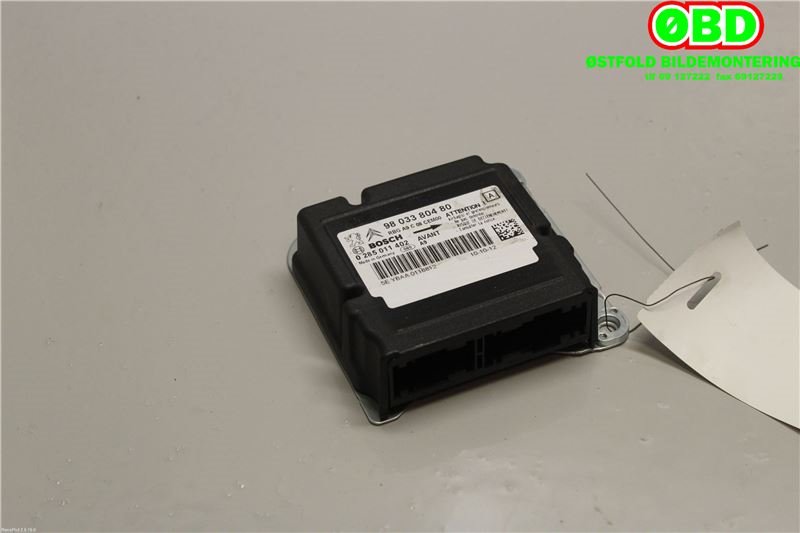 Airbag elektronikk til Peugeot 208 2012-2019 (Type I) (PEUGEOT|9803380480|)