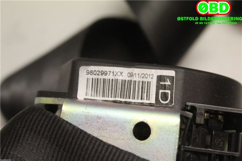 Airbag beltestrammer til Peugeot 208 2012-2019 (Type I)  (PEUGEOT|98029971XX|98063151XX)