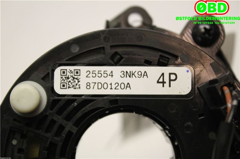 Airbag slepering til Nissan Leaf 2011-2017 (Type I)  (NISSAN|B55543NK9A|255543NK9A)