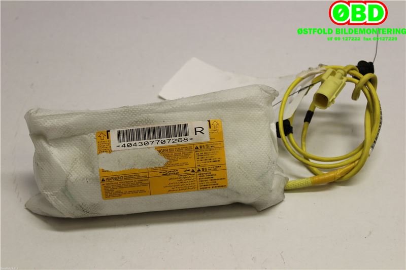 Airbag sidepute høyre til Mitsubishi Outlander, 2007-2010 (Type II, Fase 1)  (MITSUBISHI|)