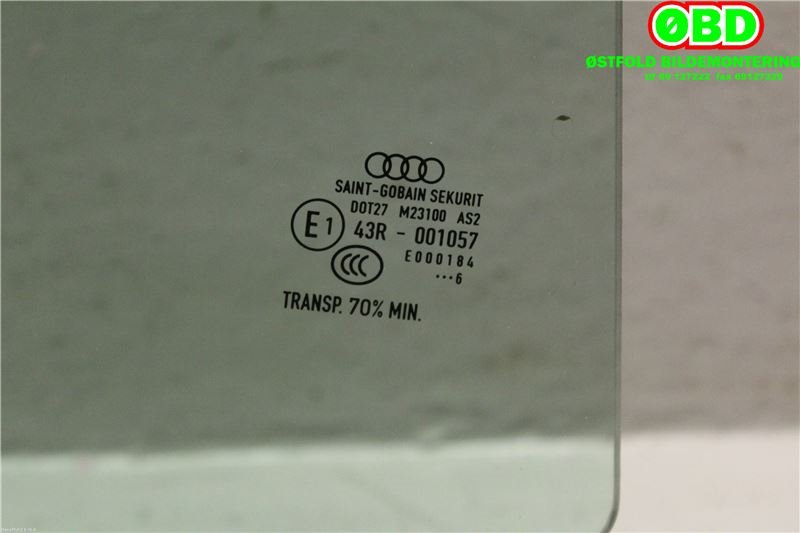 Siderute høyre bak til Audi A3 2016-2020 (Type III, Fase 2) (AUDI|8V4 845 206|)