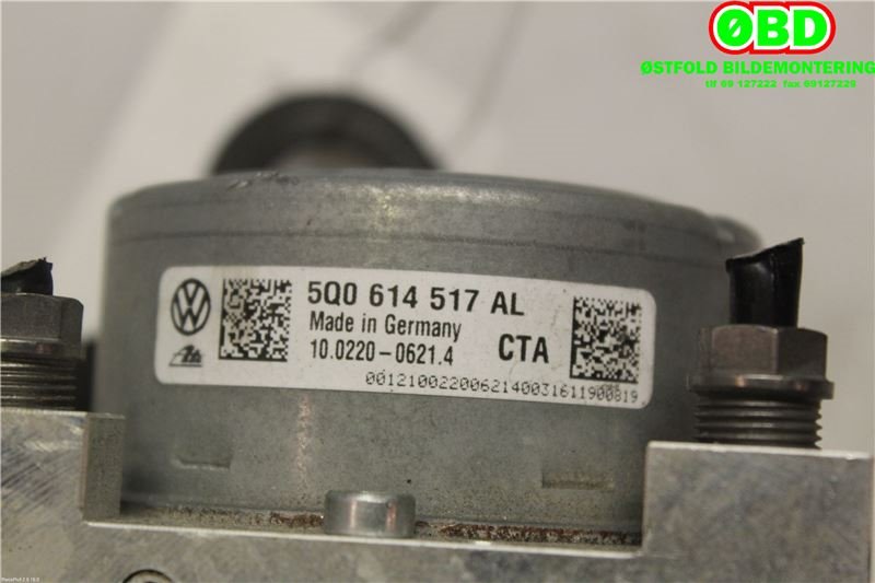 ABS sentral til Audi A3 2016-2020 (Type III, Fase 2)  (AUDI|5Q0614517AL|)