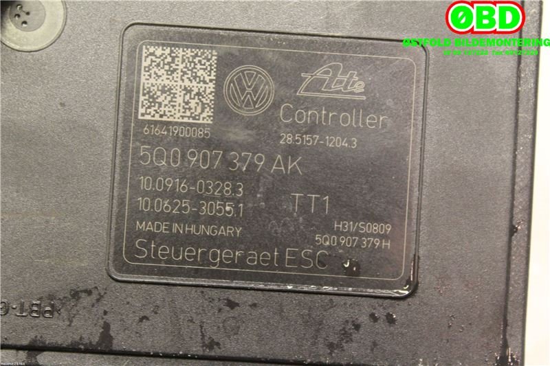 ABS sentral til Audi A3 2016-2020 (Type III, Fase 2)  (AUDI|5Q0614517AL|)