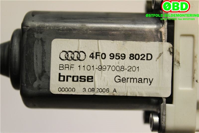 Ruteheis høyre foran til Audi A6, Allroad 2006-2008 (Type II, Fase 1) (C6) (C6) (AUDI|4F0 959 802 D||4F0959802D)