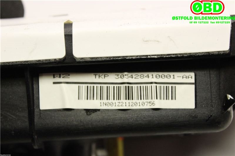 Airbag passasjer til Mercedes C-Klasse 2011-2014 (Fase 2) (W204) (W204) (MERCEDES|A 204 860 12 00||2078600390)