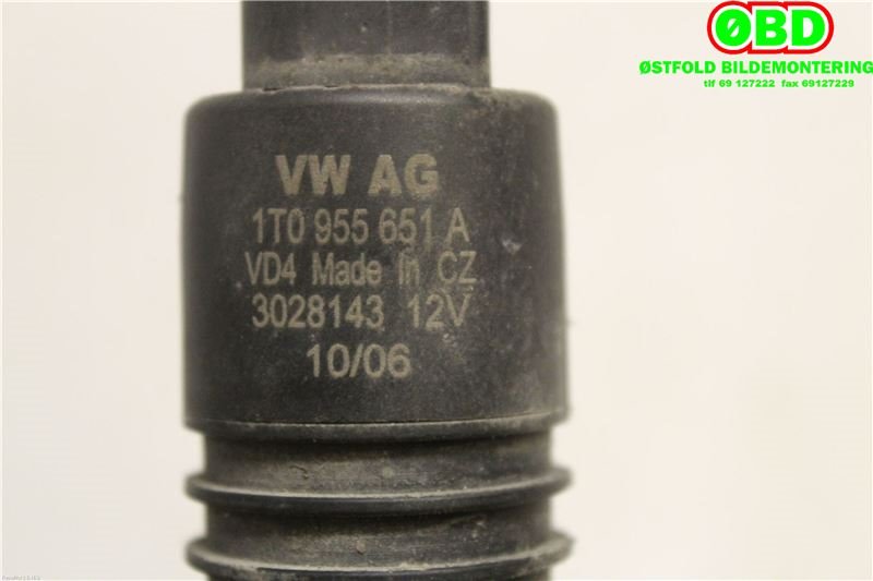 Spylerpumpe foran til VW Touran 2003-2006 (Type I, Fase 1)  (VOLKSWAGEN|1T0 955 651 A|1K6 955 651|1T0955651A)