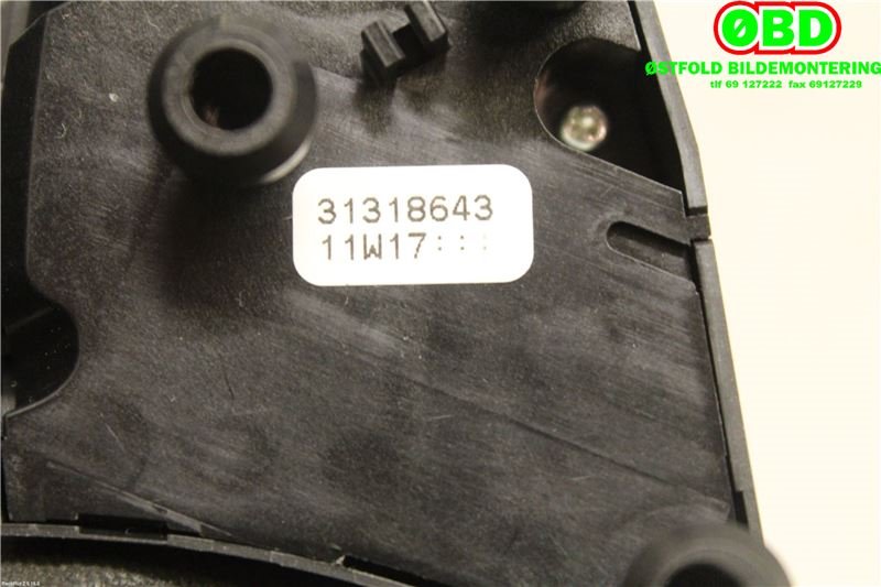 Bryter diverse til Volvo V60 2010-2013 (Type I, Fase 1)  (VOLVO|31318643|)