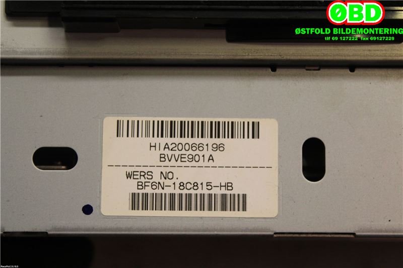 Bilstereo til Volvo V60 2010-2013 (Type I, Fase 1)  (VOLVO||31344879AA)