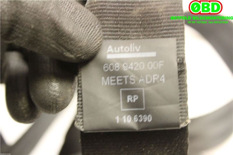 Airbag beltestrammer til Nissan Qashqai 2010-2014 (Type I, Fase 2)  (NISSAN|86884JD00A|)