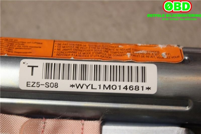 Airbag gardin høyre til Subaru Legacy 2009-2015  (SUBARU|98251AJ121|)