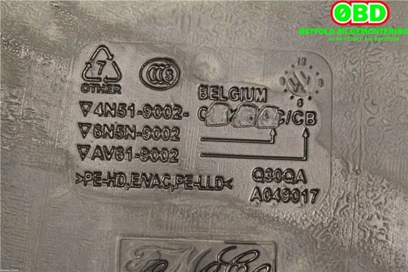 Dieseltank til Ford Focus 2011-2014 (Type III, Fase 1)  (FORD|1698768|AV619002CB|)