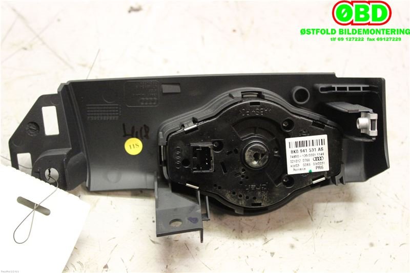 Bryter lys til Audi A4 2007-2014 (Type IV) (B8) (B8) (AUDI|8K0 941 531 AS||8K0941531AS)