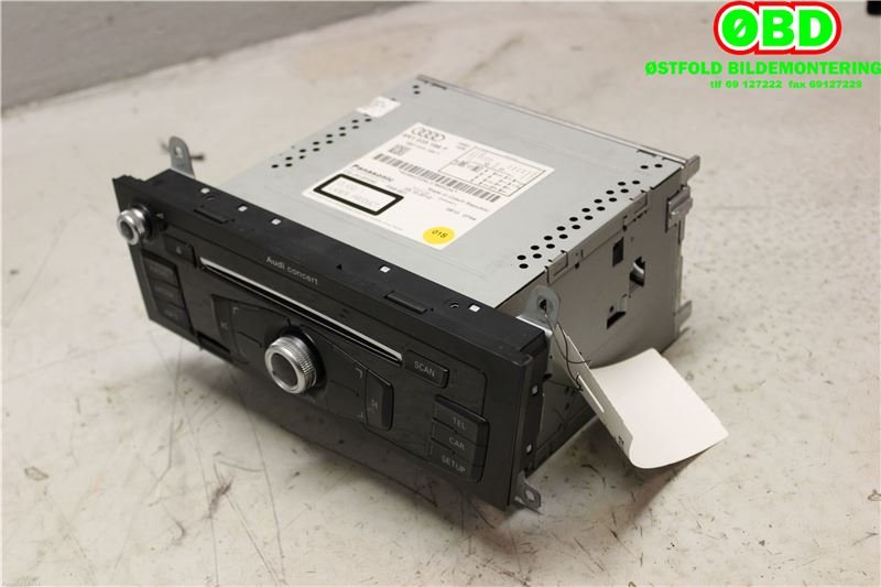 Bilstereo til Audi A4 2007-2014 (Type IV) (B8) (B8) (AUDI|8R1 057 186 FX||8R1035186F)