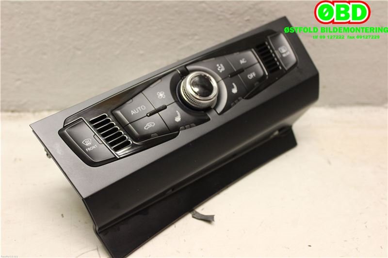 Varmeapparat betjening til Audi A4 2007-2014 (Type IV) (B8) (B8) (AUDI|8K1 820 043 AG||8K1820043R)