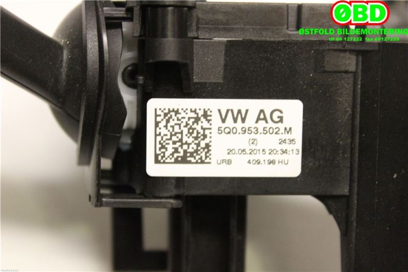 Bryter combi til VW Passat 2015-2019 (Fase 1) (B8) (B8) (VOLKSWAGEN|5Q0 953 502 M||5Q0953502M)