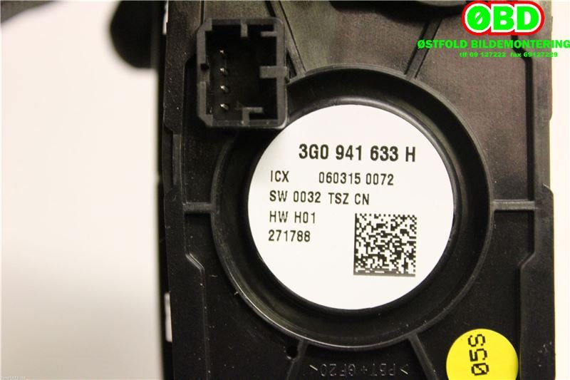 Bryter lys til VW Passat 2015-2019 (Fase 1) (B8) (B8) (VOLKSWAGEN|3G0 941 633 H||3G0941633H)